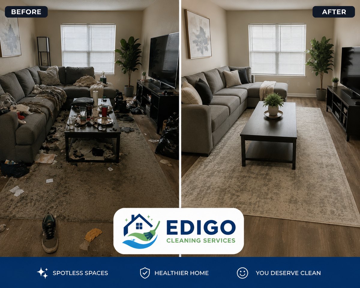 EdiGo cleaning before and after