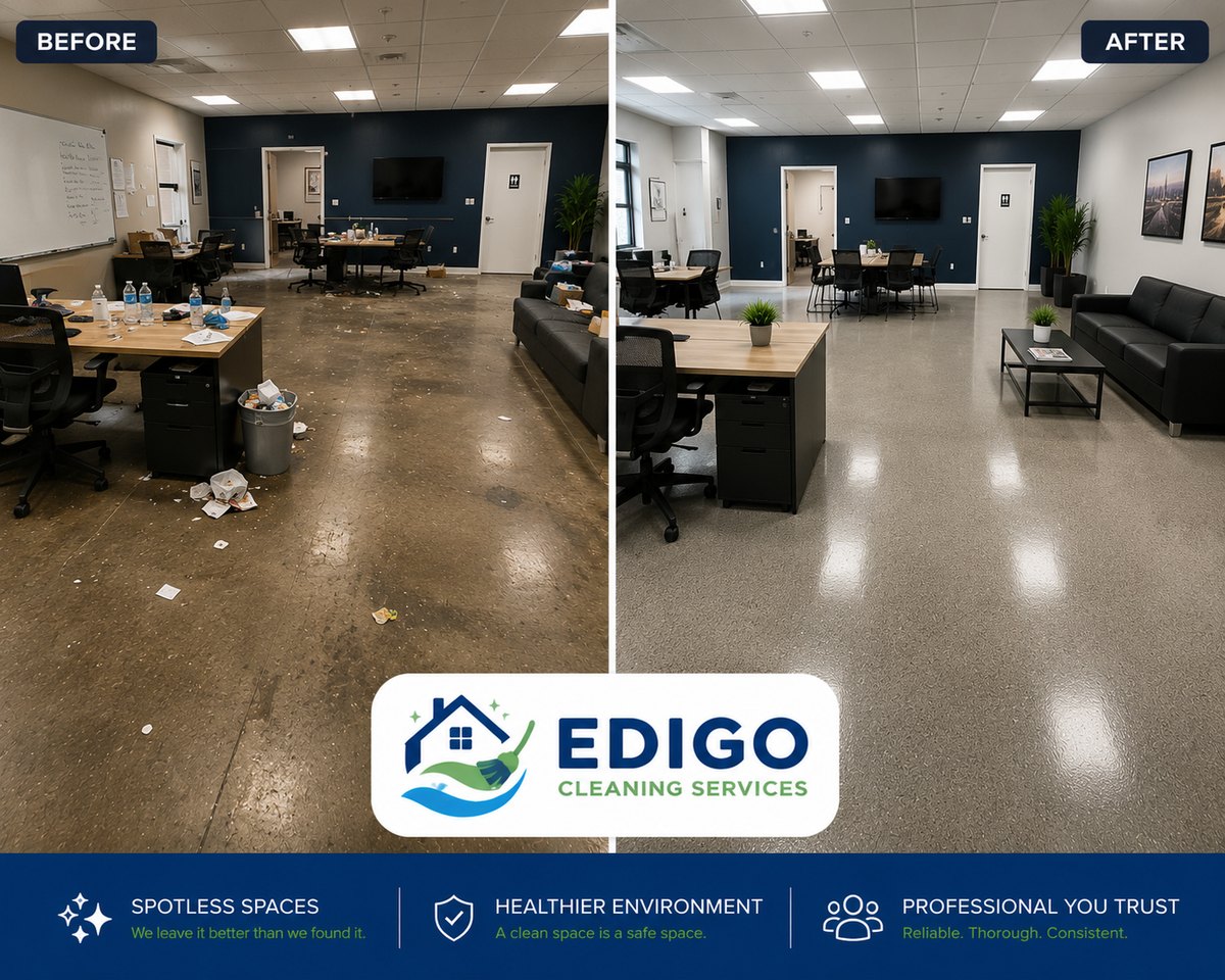 EdiGo cleaning before and after